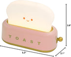 LED Dimmable Bread Light.Rechargeable Desk Lamp with Timer.Sleep Lamp for Bedroom Bedside Decorations