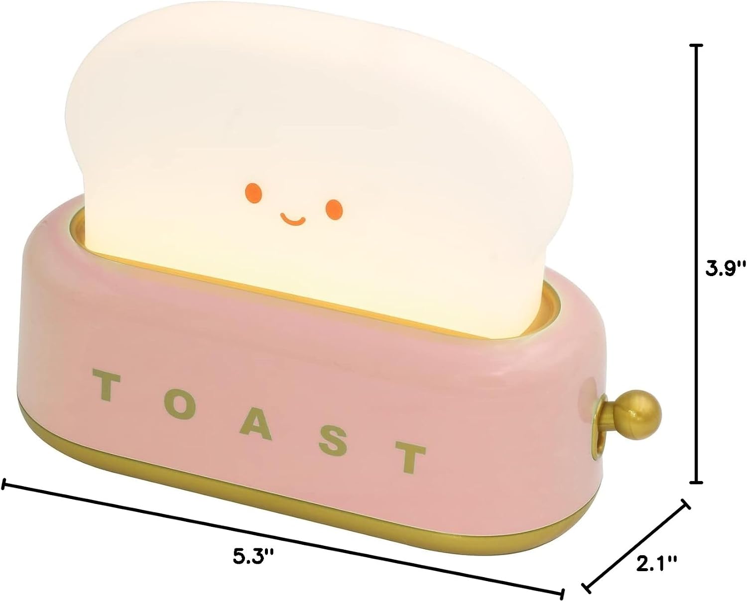 LED Dimmable Bread Light.Rechargeable Desk Lamp with Timer.Sleep Lamp for Bedroom Bedside Decorations