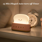 LED Dimmable Bread Light.Rechargeable Desk Lamp with Timer.Sleep Lamp for Bedroom Bedside Decorations
