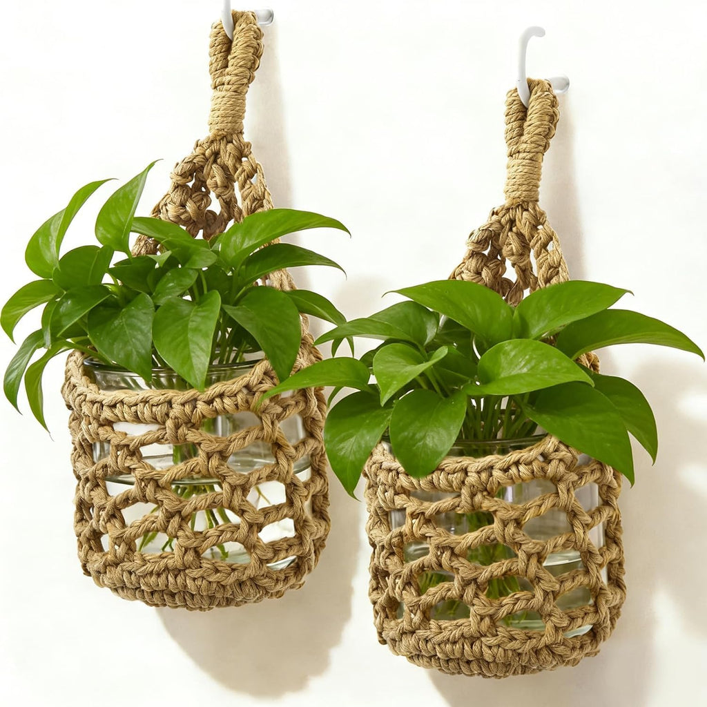 Hanging Planter Basket Holder. Wall Planters for Indoor Plants. for Up to 4 Inch Pot