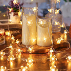 Cute Cherry Blossom Fairy Lamp Decor For Indoor Outdoor Christmas. Valentine's Day. Halloween. Easter. Xmas Tree Hanging
