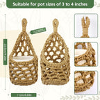 Hanging Planter Basket Holder. Wall Planters for Indoor Plants. for Up to 4 Inch Pot
